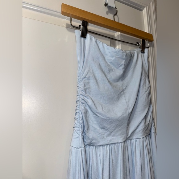 Blue Drop Waist Dress - Picture 4 of 5